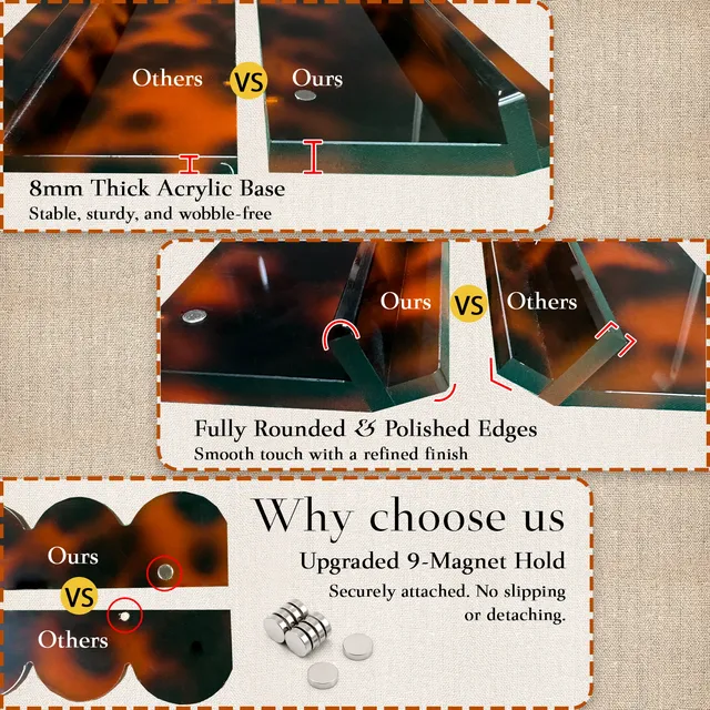 Mahjong Rack Pusher Red Tortoise Shell product view 3