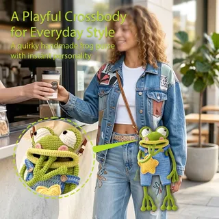 Frog Phone Bag Pink image 2