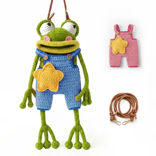 Frog Phone Bag Blue image 1