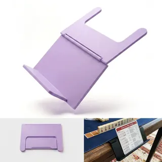 Mahjong Tile Rack Stand Purple image 1