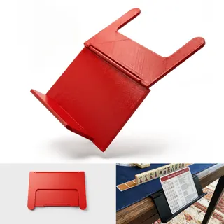 Mahjong Tile Rack Stand Red image 1