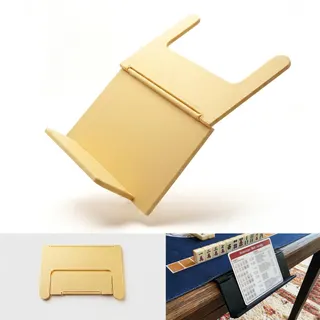 Mahjong Tile Rack Stand Yellow image 1
