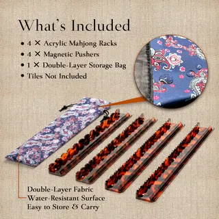 Mahjong Rack Pusher Amber image 2